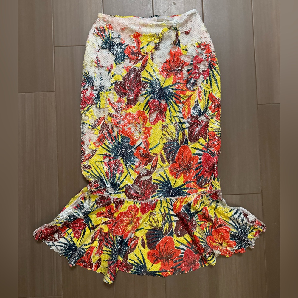 Zara Colorful Sequin Embellished Top